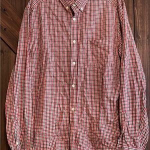 Men's Red Checkered Shirt